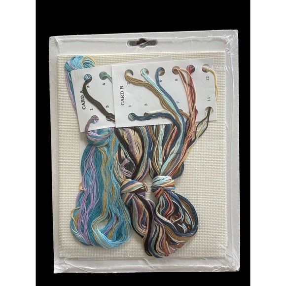 Vintage NOS Counted Cross Stitch Kit-Seashore Fun by Janlynn - Picture 3 of 3